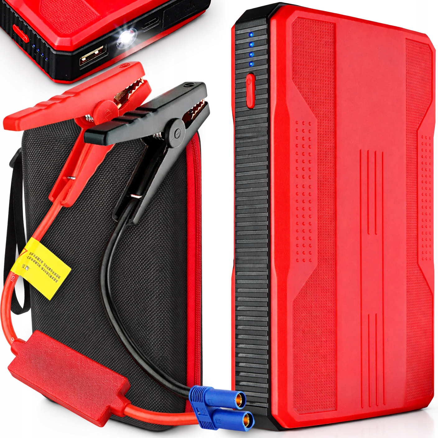Multifunkčný Štartér 5v1 Jump Starter Booster Do Akumulátora Powerbank