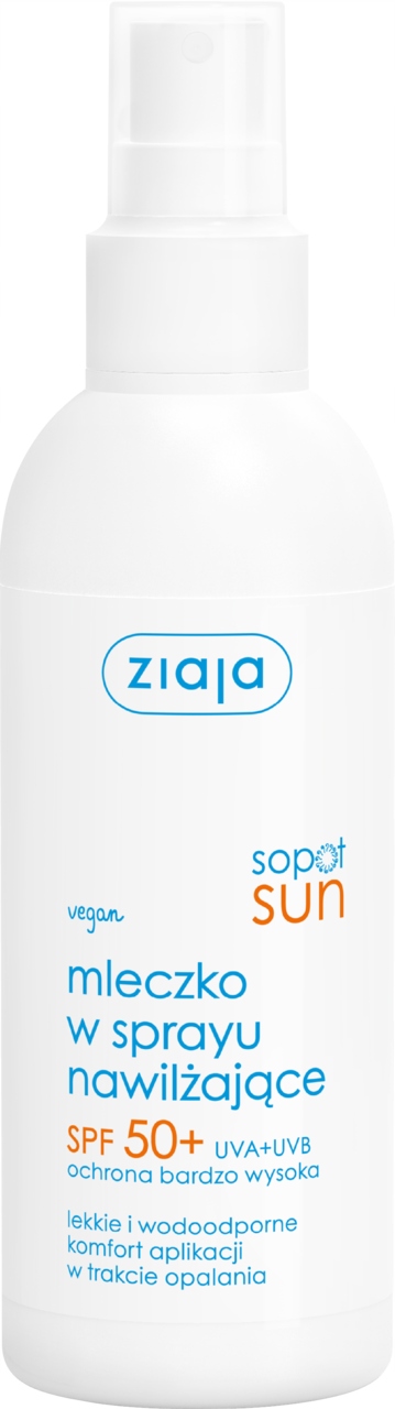 Ziaja Sopot Sun Opalovací Mléko Ve Spreji Hydratační Spf 50 170 ML