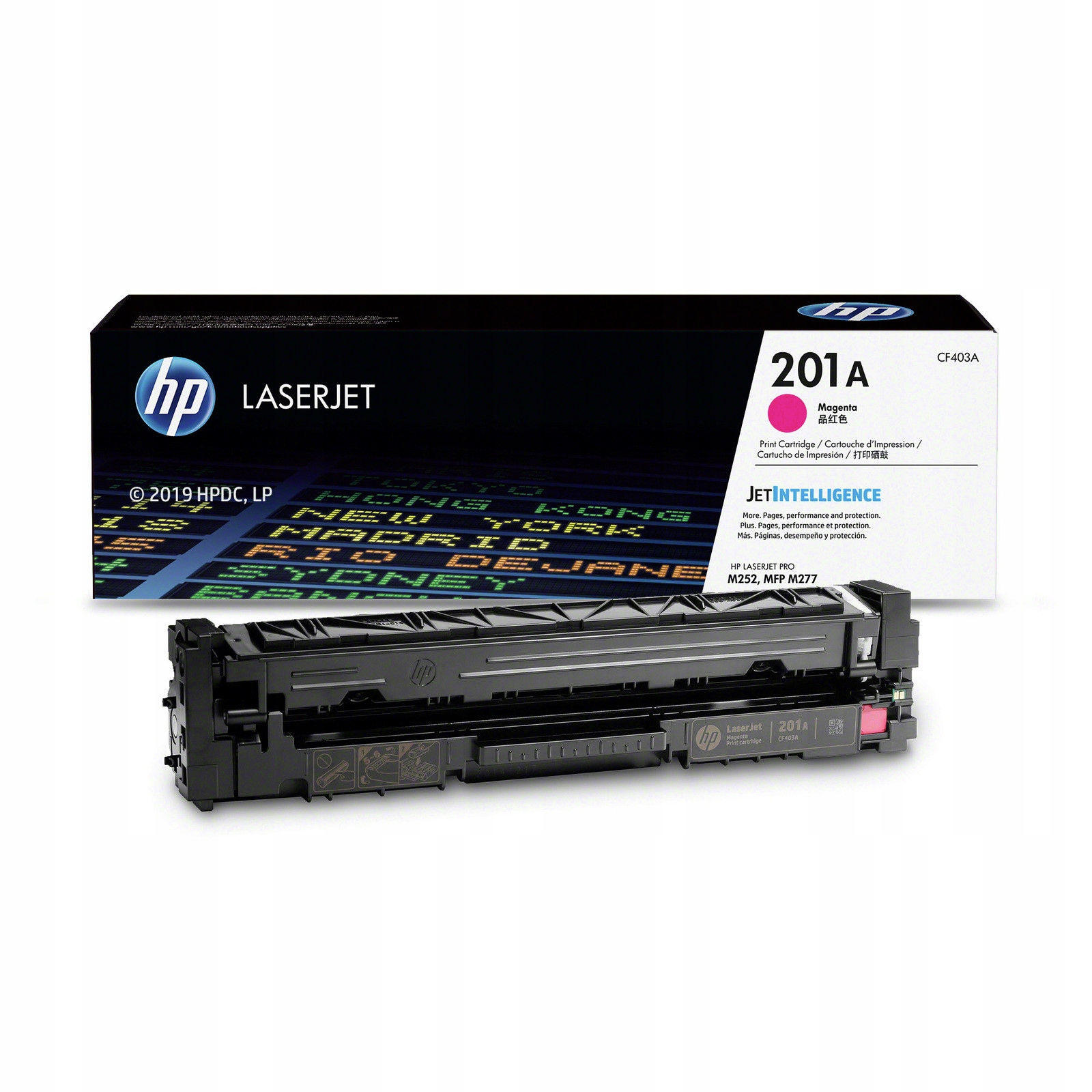 Toner Hp 201A CF403A červený (purpurový)