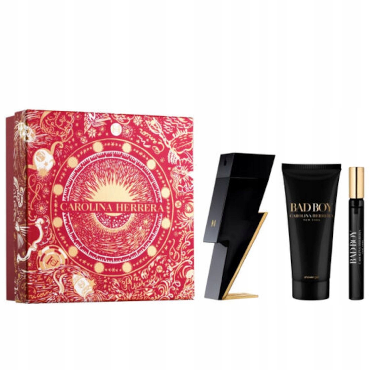Carolina Herrera Bad Boy Set 100 ml toaletní voda 10 ml toaletní voda