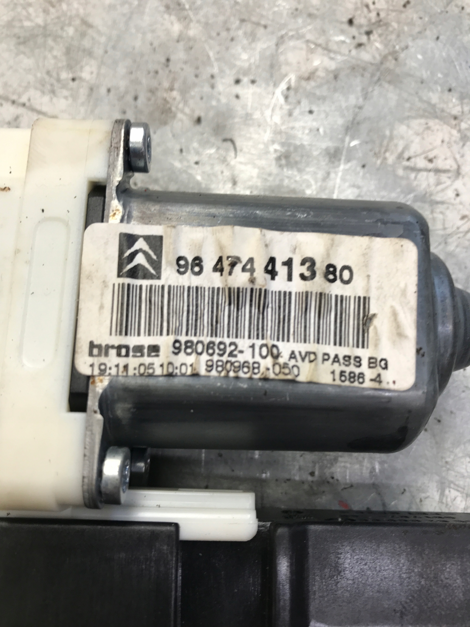 mini motor windows right front CITROEN C4 and