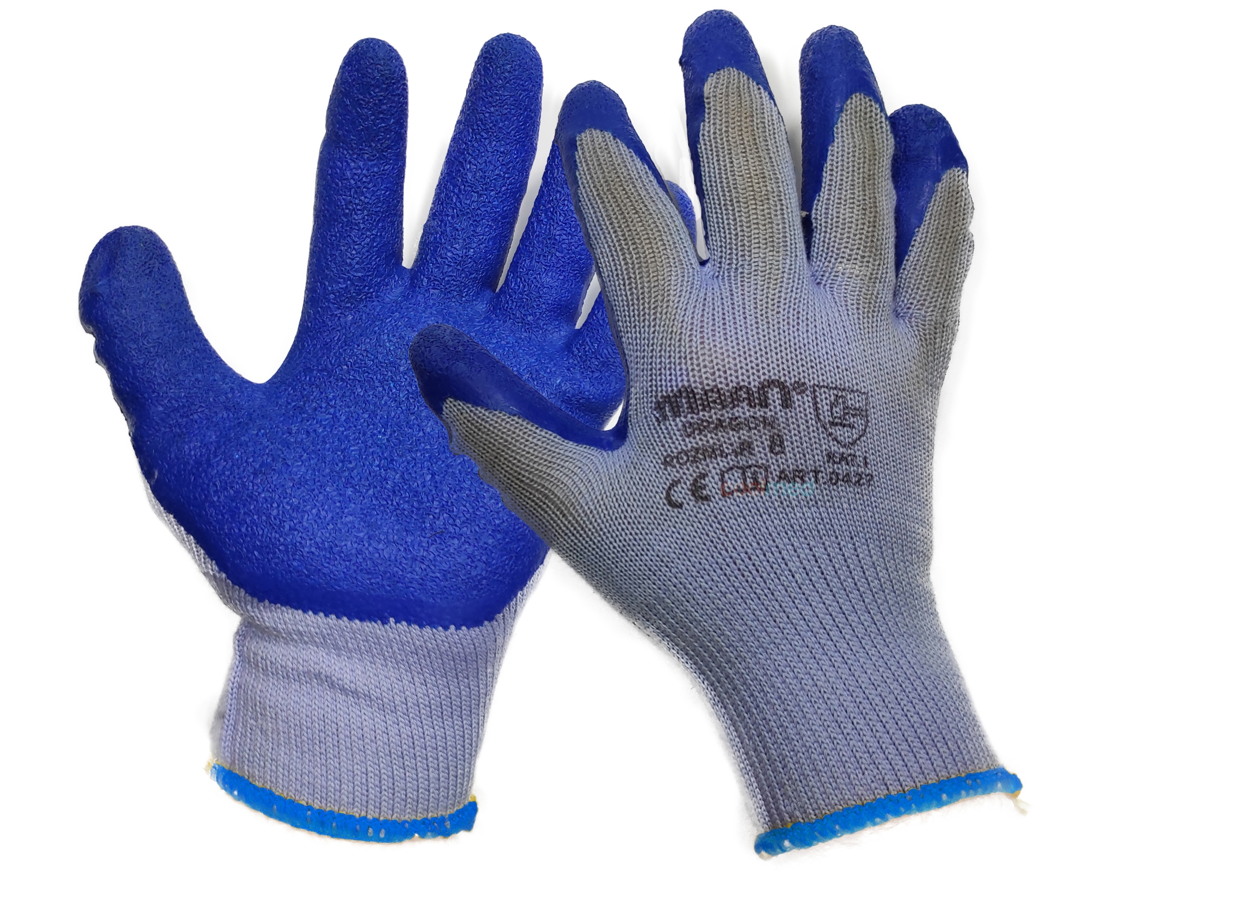 

Rękawice ochronne budowlane lateks robocze 10