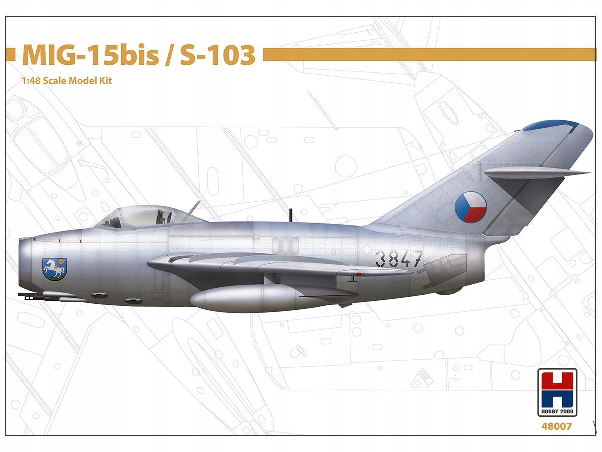 Letadlo MiG-15bis/S-103 model 48007 Hobby 2000