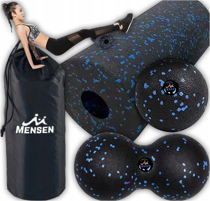 ZESTAW EPP ROLLER WAŁEK DO MASAŻU DUOBALL PIŁKA + DOUBLE DO MASAŻU + TORBA