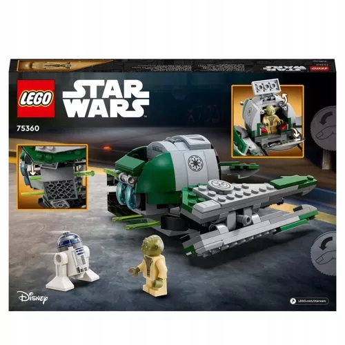 LEGO STAR WARS JEDI STARFIGHTER YODY R2-D2 VADÁSZGÉP ÉPÍTŐKOCKA 75360 Gyermek életkora 8 év <