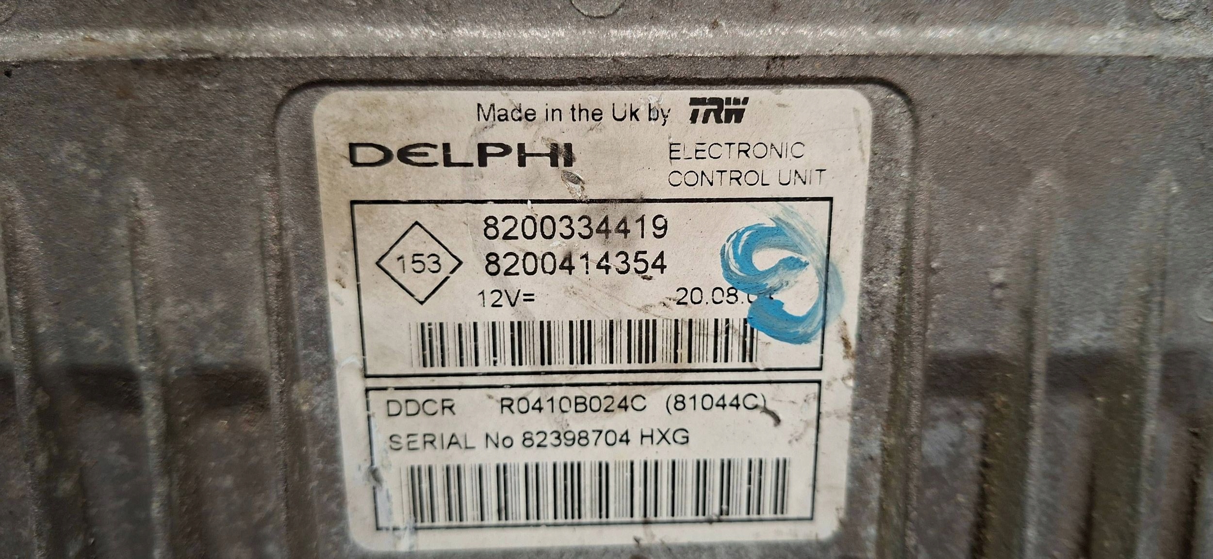 computer 8200334419 8200414354 R0410B024C RENAULT MEGANE II 1.5 DCI