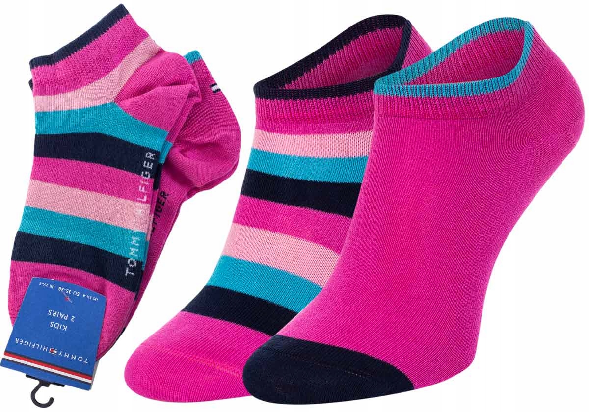 

Tommy Hilfiger Skarpetki Stopki 2P Pink r.31-34