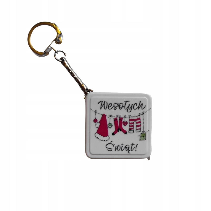 

Mikołajki klasowe miarka brelok święta