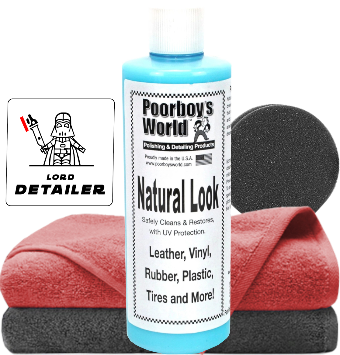 Poorboy's World Natural Look Plastiki Wewnętrzne kokpit satyna 473ml