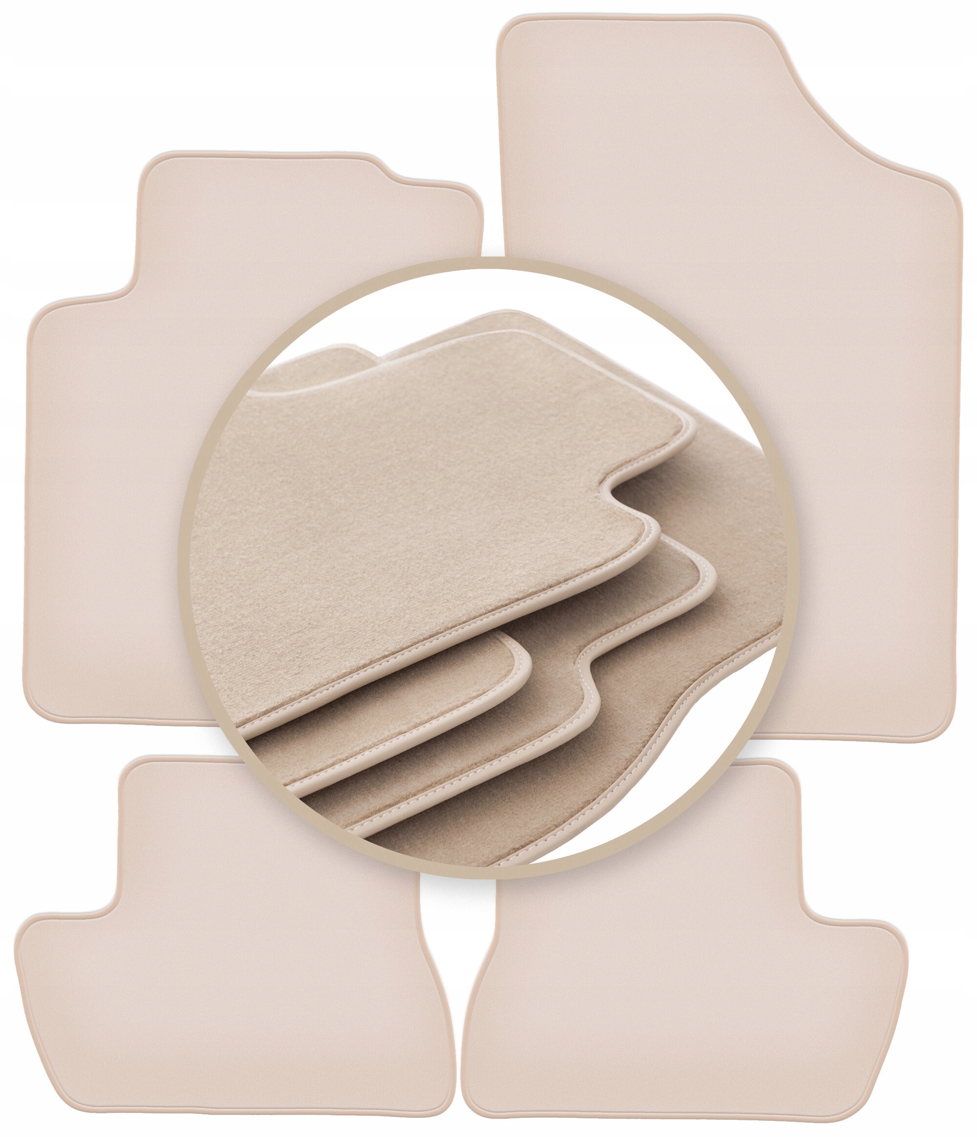 Velúrové koberčeky 10 mm Premium pre: Citroen C2 hatchback 2003-2009