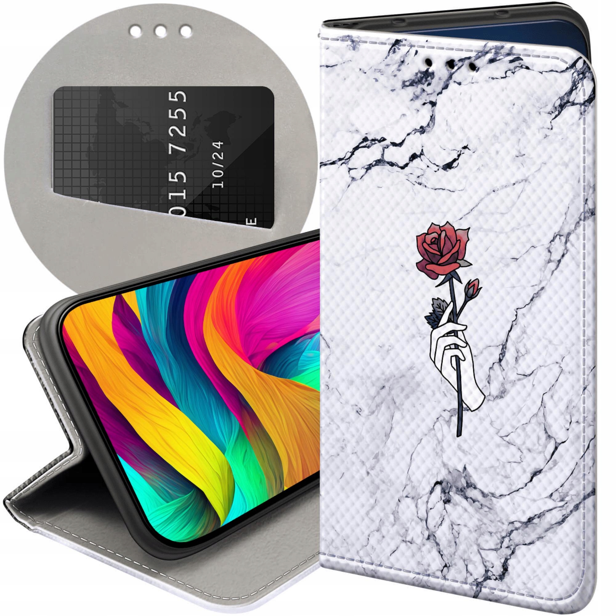 Etui Z Klapką Do Google Pixel 9A Damskie Kobiece Stylowe Futerał Case