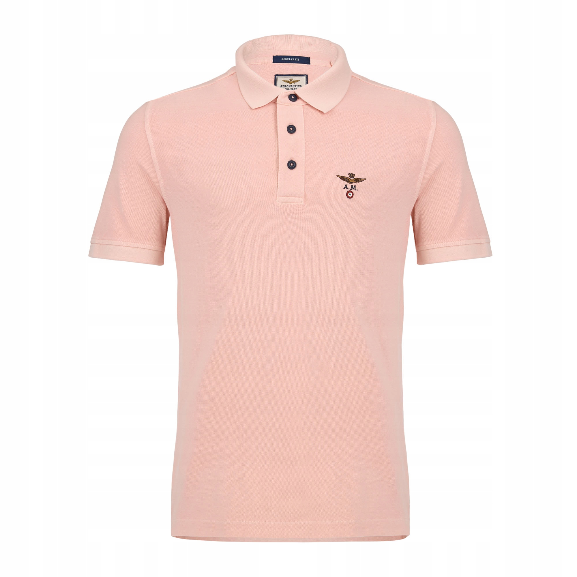 Pánské tričko Aeronautica Militare PO1925UP00406 Polo lotus pink