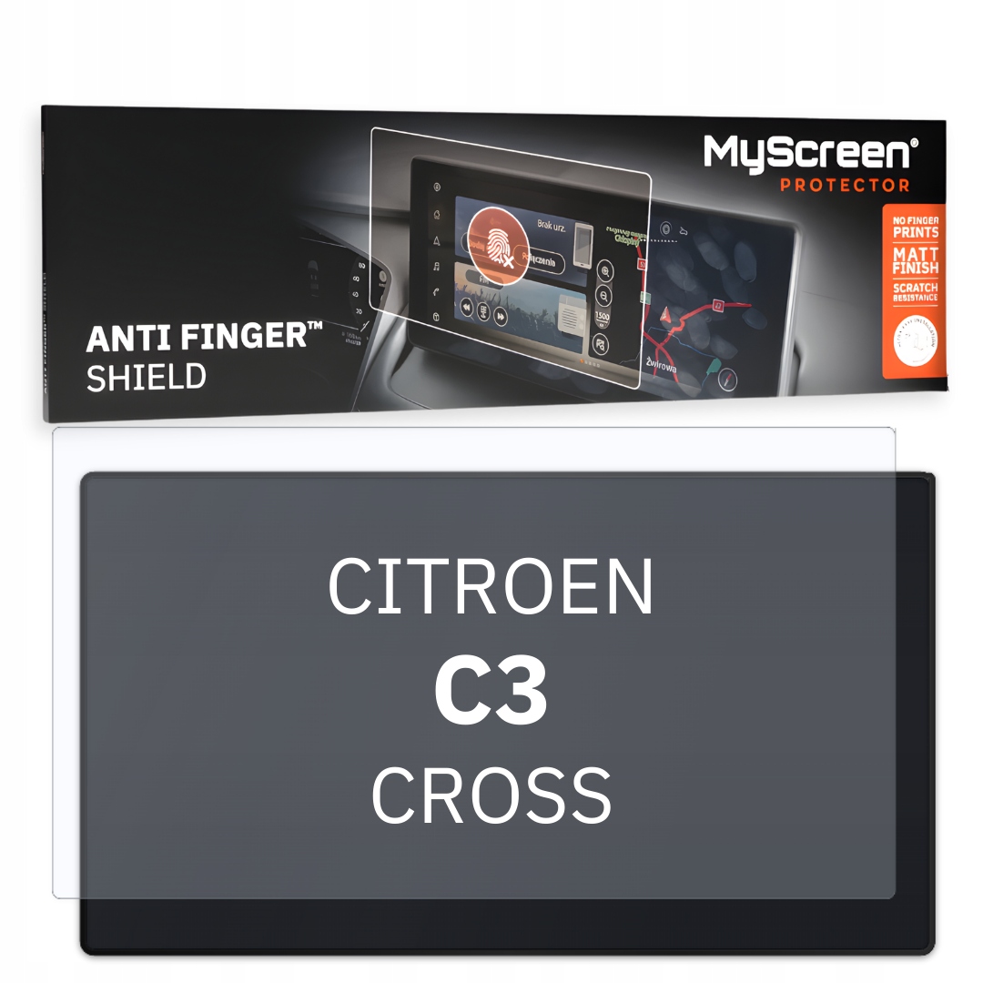 Matná fólie pro Citroen C3 Aircross Cross 2017 2021 7" MyScreen
