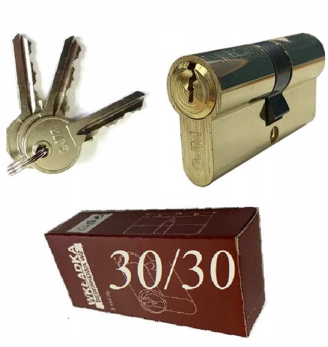 WKŁADKA BĘBENKOWA DRZWIOWA MOSIĄDZ 30/30 GJM SUPER