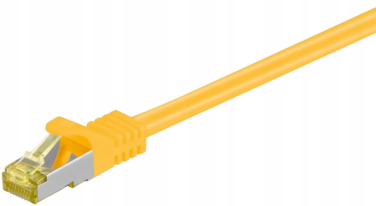 

Kabel sieciowy kat 7 S/ftp 500MHz Żółty 0.25m