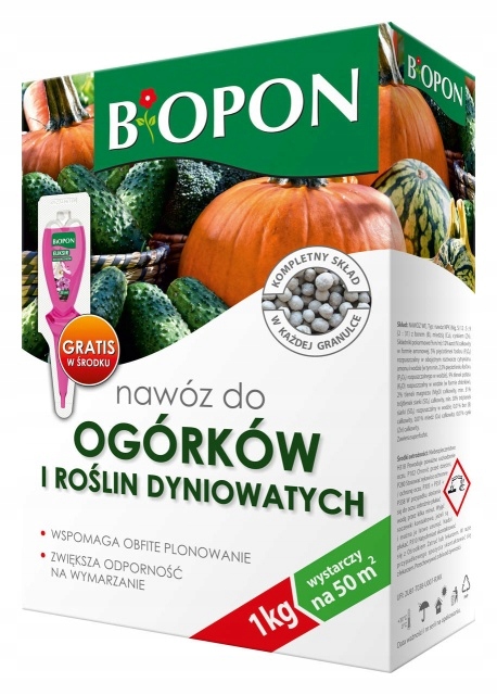 

Nawóz nawóz do ogórków i roślin dyniowatych 1kg