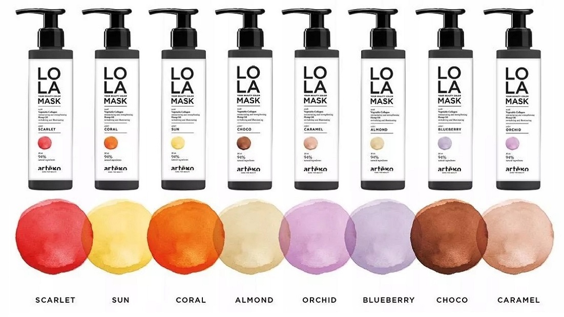 ARTEGO LOLA MASKA TONUJĄCA BLUEBERRY JAGODA 200ml Marka Artego