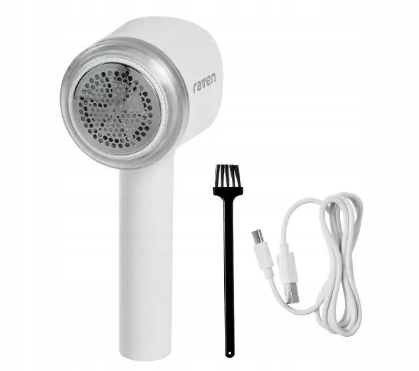 Golarka do ubrań odzieży Raven EGU002 Akumulatorowa Biała