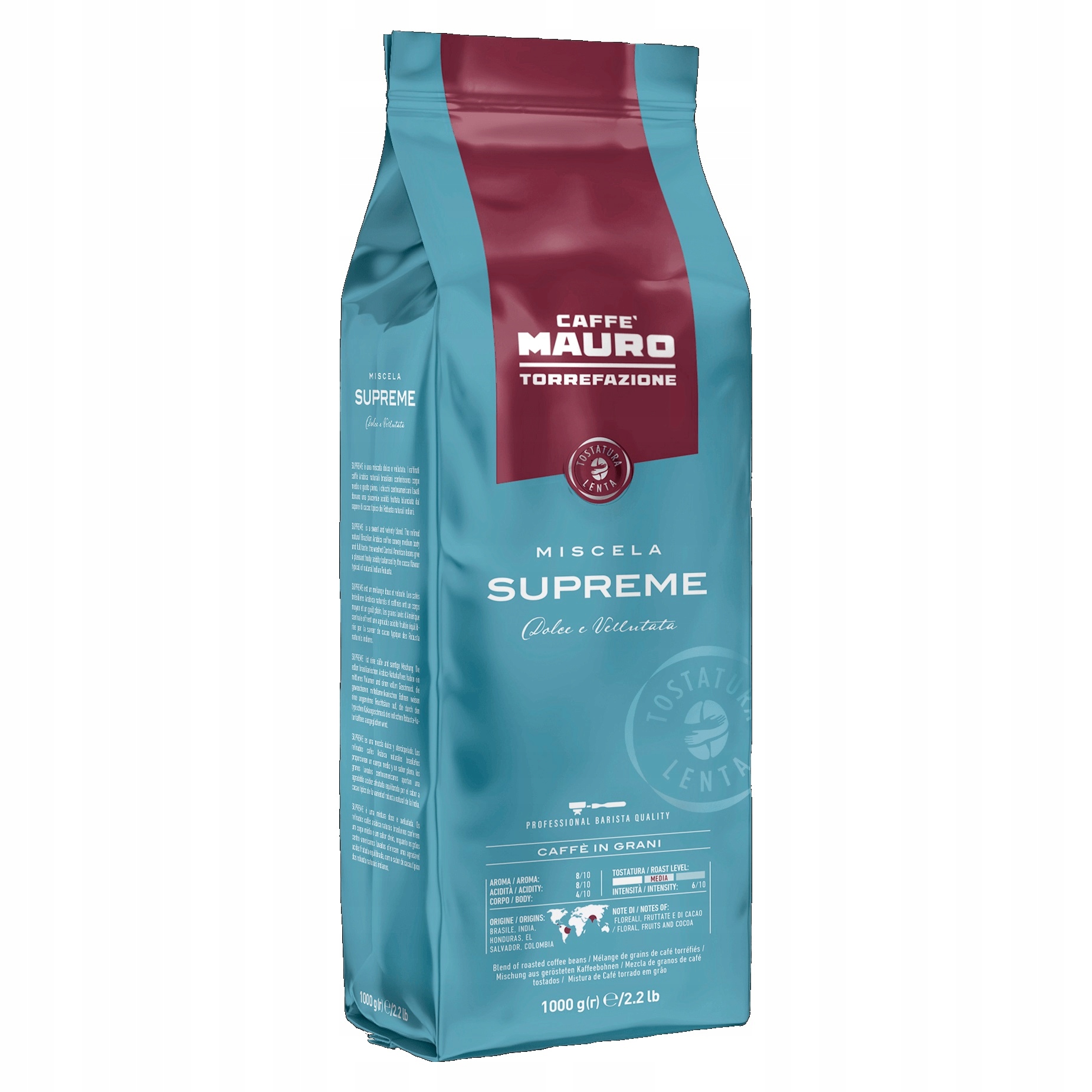 Caffe Mauro Kawa ziarnista mieszana Miscela Supreme 1000g