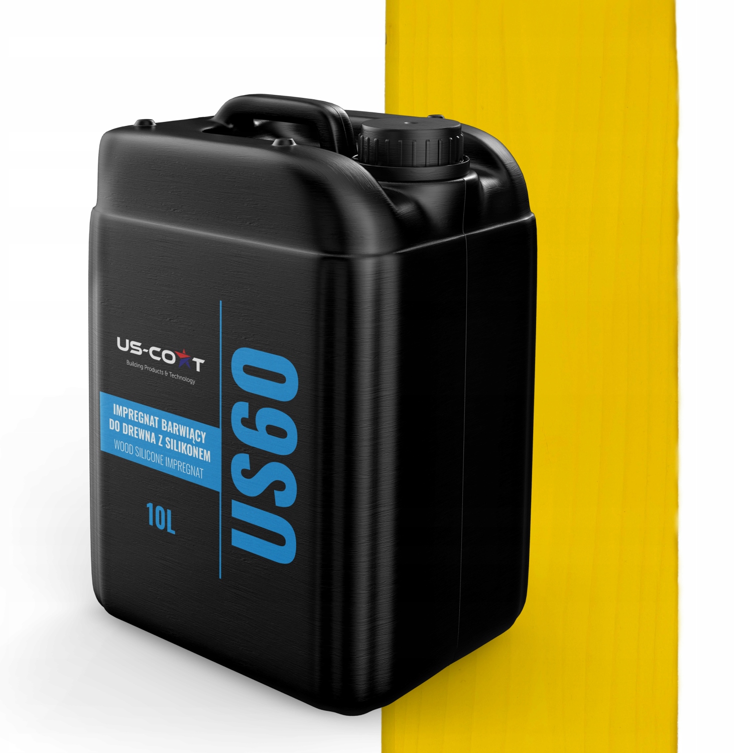 Dekoratívny Dekoračný Impregnátor Na Drevo So Silikónom 2v1 10L Uv Farba Žltá