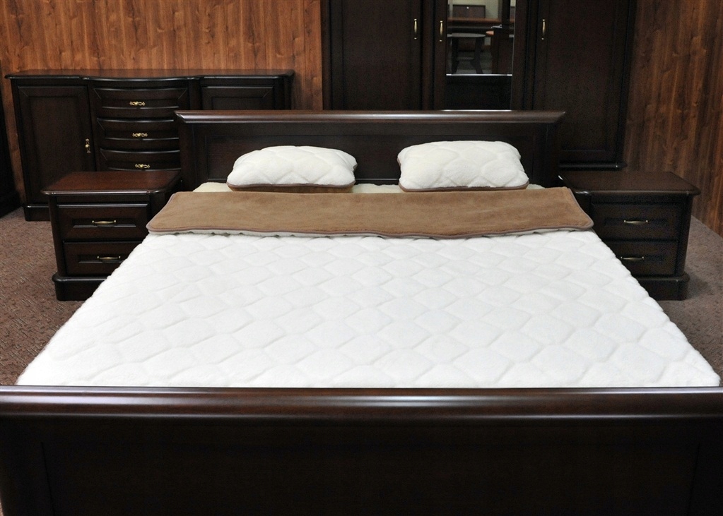 KOŁDRA WEŁNIANA 160x200 CAMEL / KASZMIR + GRATIS Marka Best Wool