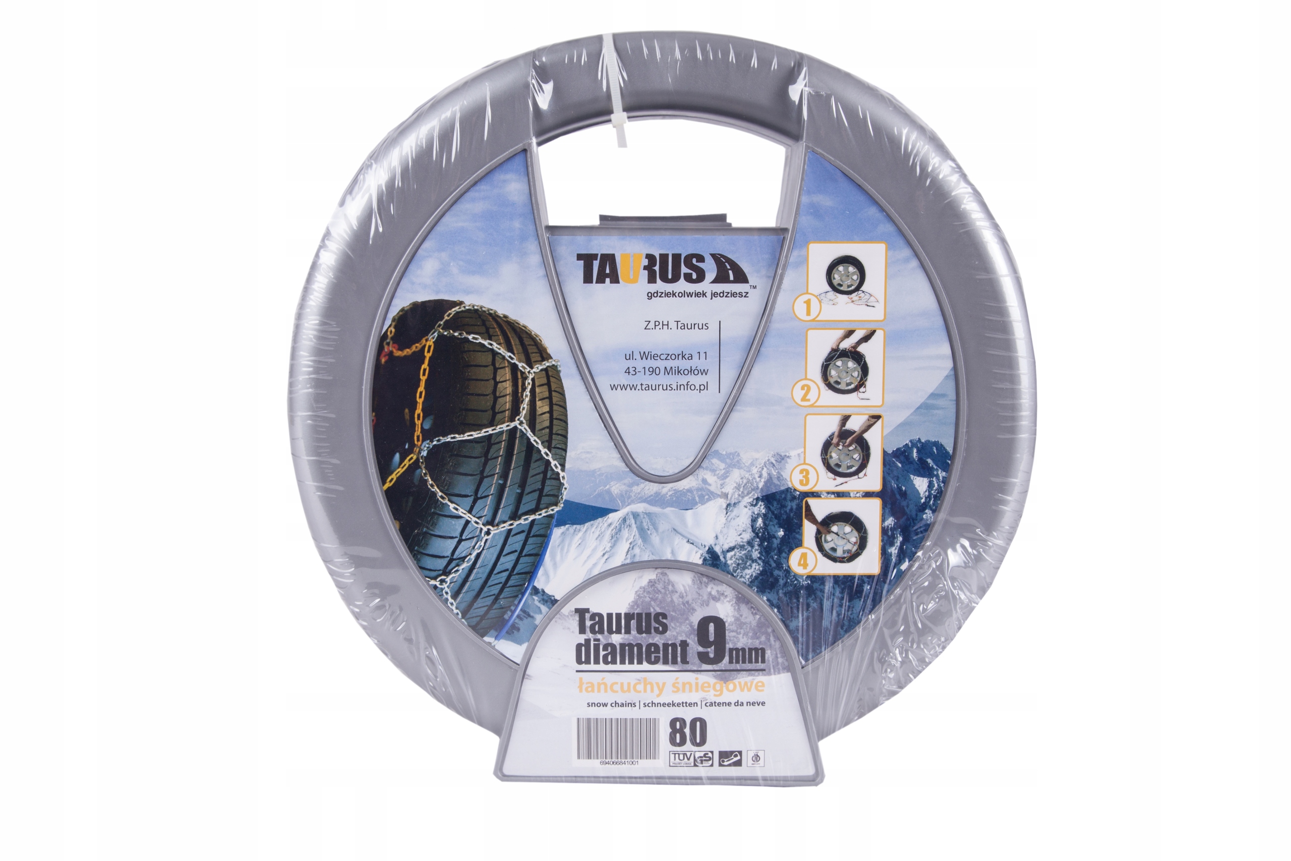 Łańcuchy Taurus DIAMENT 9 60 155/85 R14 ONORM TUV EAN (GTIN) 5906400773719