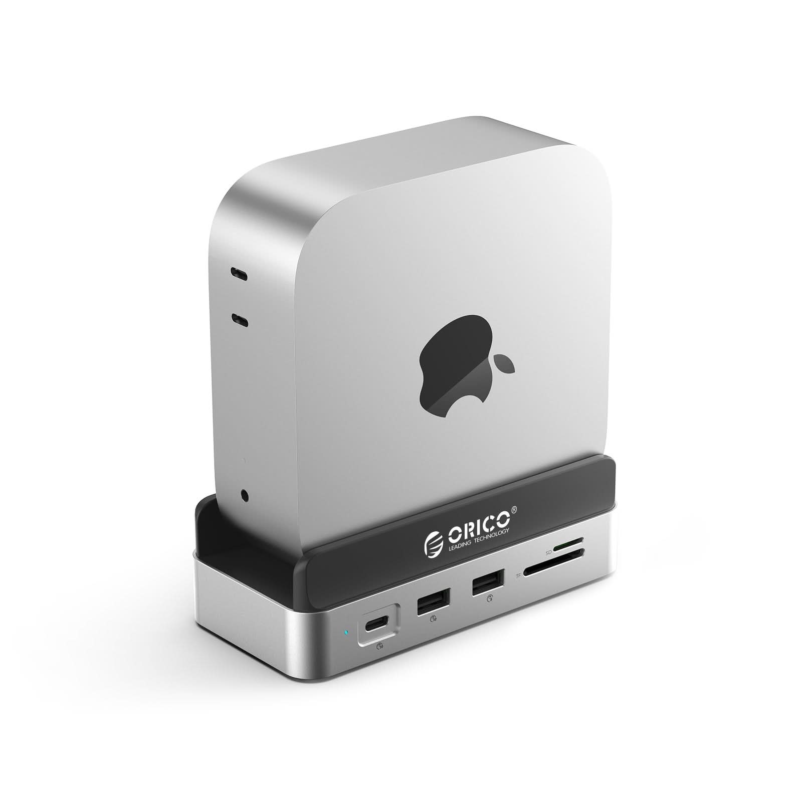 Orico Dokovací stanice pro MacMini M4, Usb-c 10 Gbps, s krytem M.2 NVMe
