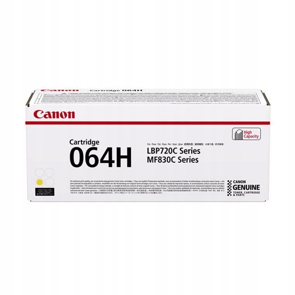 Originální žlutý toner Canon LBP722, MF832 (CRG064H, CRG-064H, 4932C001)