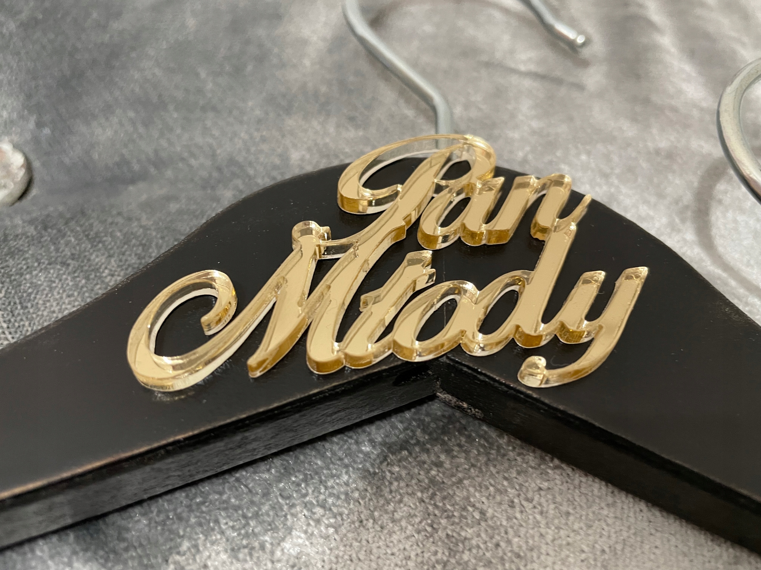 WIESZAKI ŚLUBNE PANNA MŁODA PAN MŁODY ZŁOTY NAPIS Marka Kapart