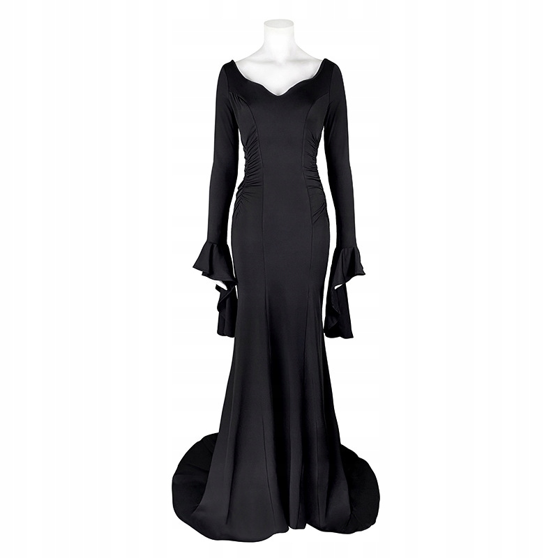 PRZEBRANIE MORTICIA ADDAMS ADDAMSÓW SUKNIA S/M Rozmiar S/M