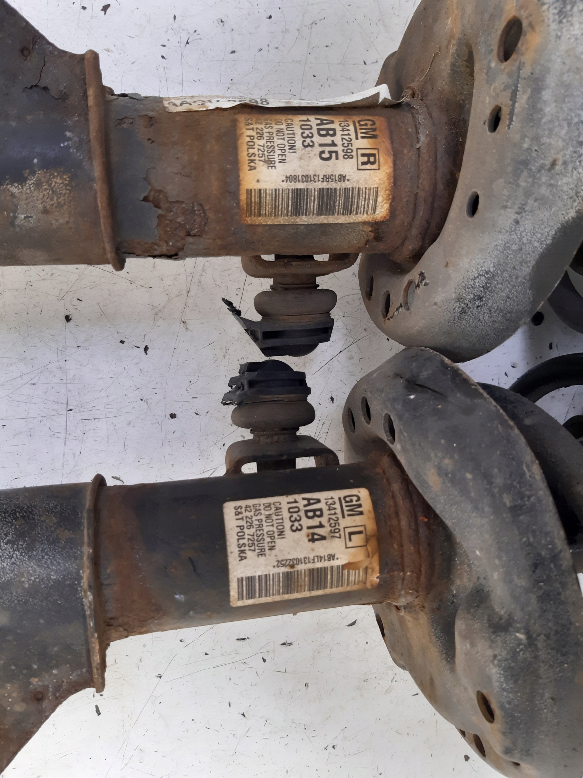shock absorbers springs front para Opel Astra J