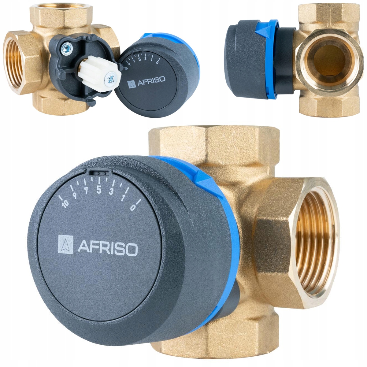 4-CESTNÝ Otočný Zmiešavací Ventil Arv 484 1 Palca Pro Click DN25 Afriso