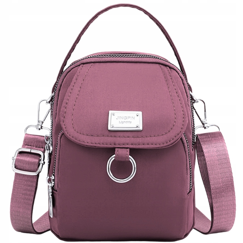 TOREBKA SASZETKA DAMSKA ELEGANCKA ETUI NA RAMIĘ RÓŻ WIELOKOMOROWA JAKOŚĆ Marka bez marki