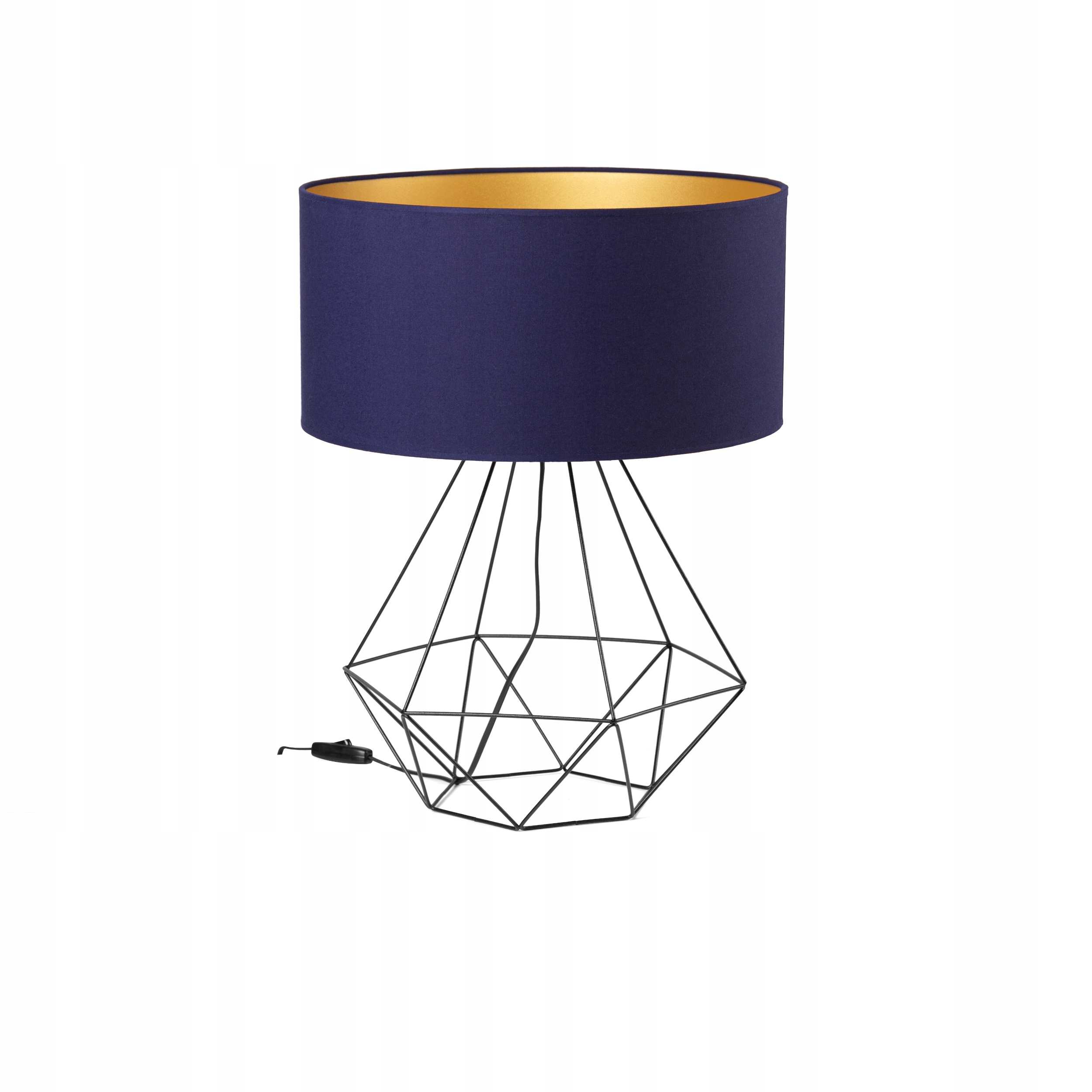 

Lampa Stołowa Biurkowa Abażur Maxi Tkanina Loft