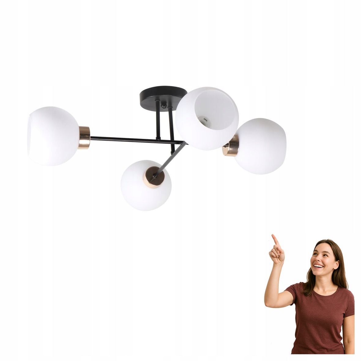 Stropná lampa Amanda 34-21076 Candellux