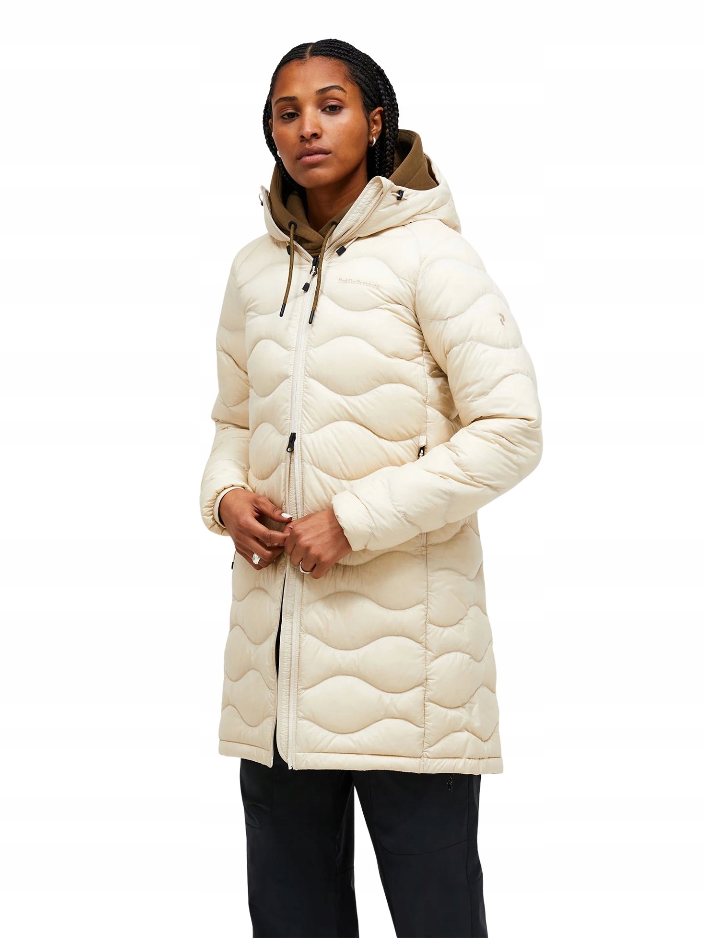 Parka Peak Performance damska W Helium Down Sand Fog L