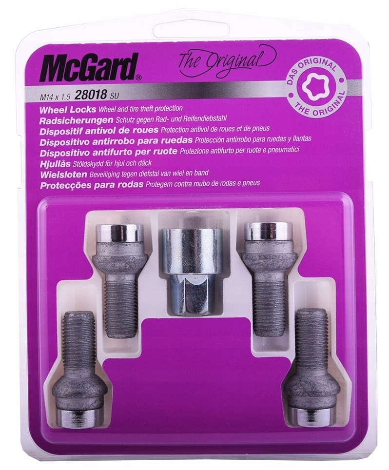 McGard SRUBY ZABEZPIECZAJACE DO FELG KOL VW GOLF R