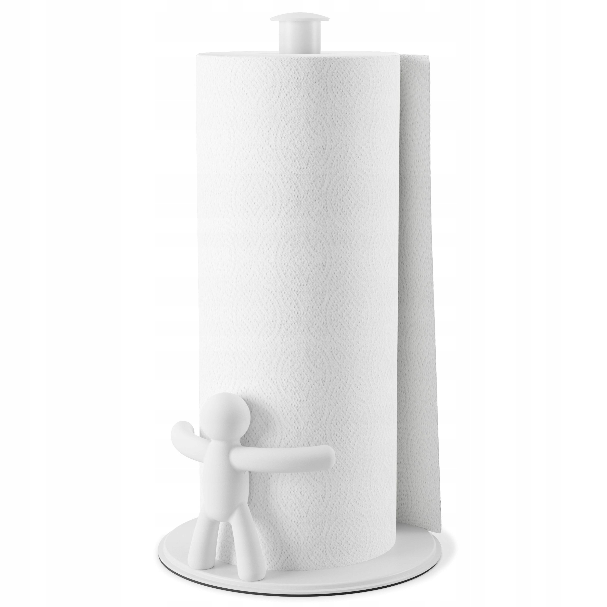 Stojan na kuchyňské papírové ručníky bílý, moderní do kuchyně Buddy