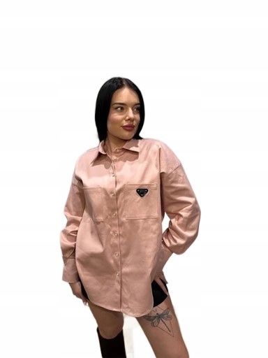La Milla Univerzální Košile S Trojúhelníkovým Logem Pudrová Růžová