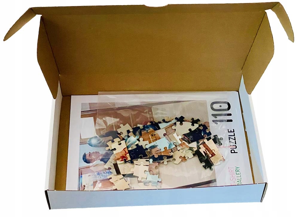 Puzzle z własnym nadrukiem 15x21 cm., 24 elementy Bohater / Bajka brak