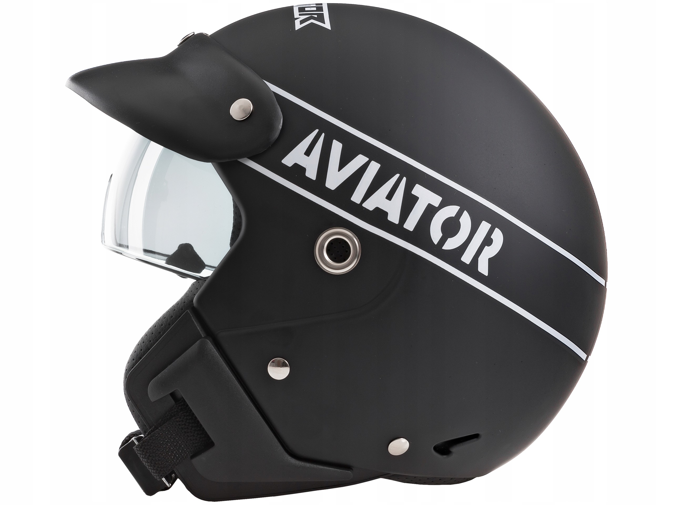 

Kask Motocyklowy Otwarty Motor Skuter Blendą St M