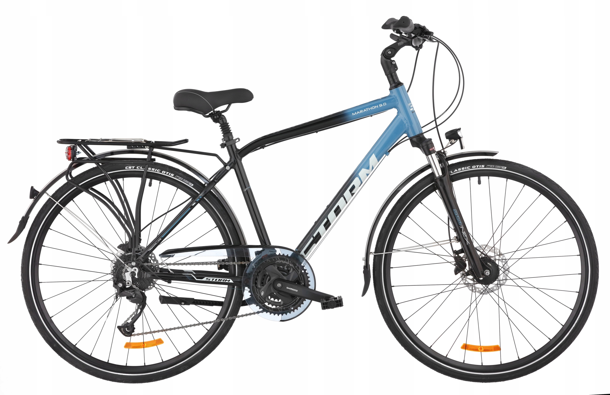 Rower Storm Marathon 9.0 Man siny/czarny 19