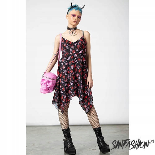 Šaty Mini Killstar Develish Sun Dress r.XS