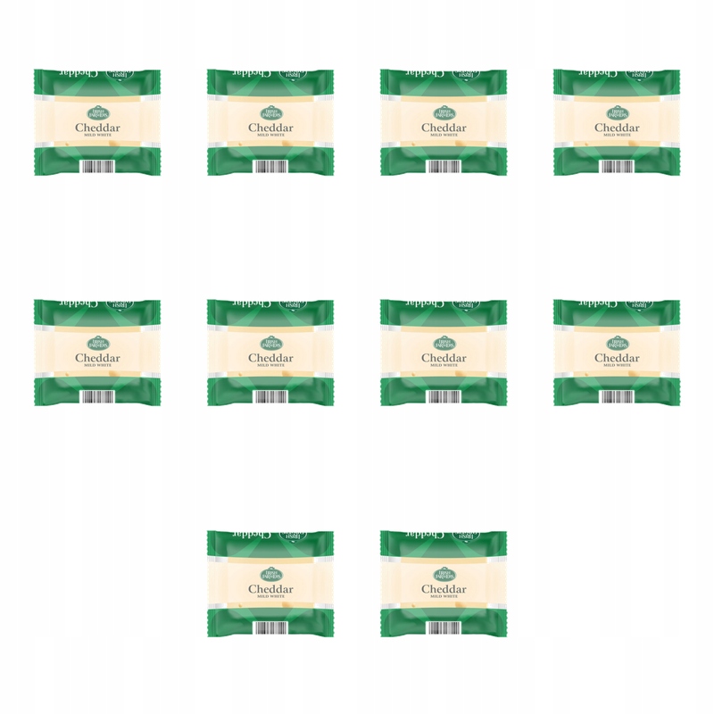 Ser Cheddar Mild White Irish Farmers porcja 200g X10