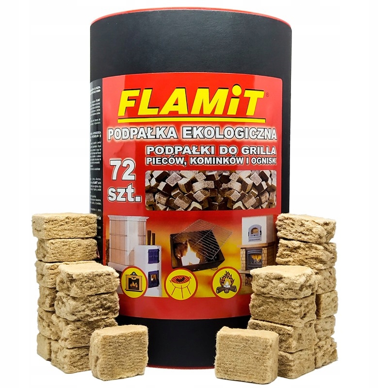 

Rozpałka do Grilla Eko Kominka 72 kostki Flamit