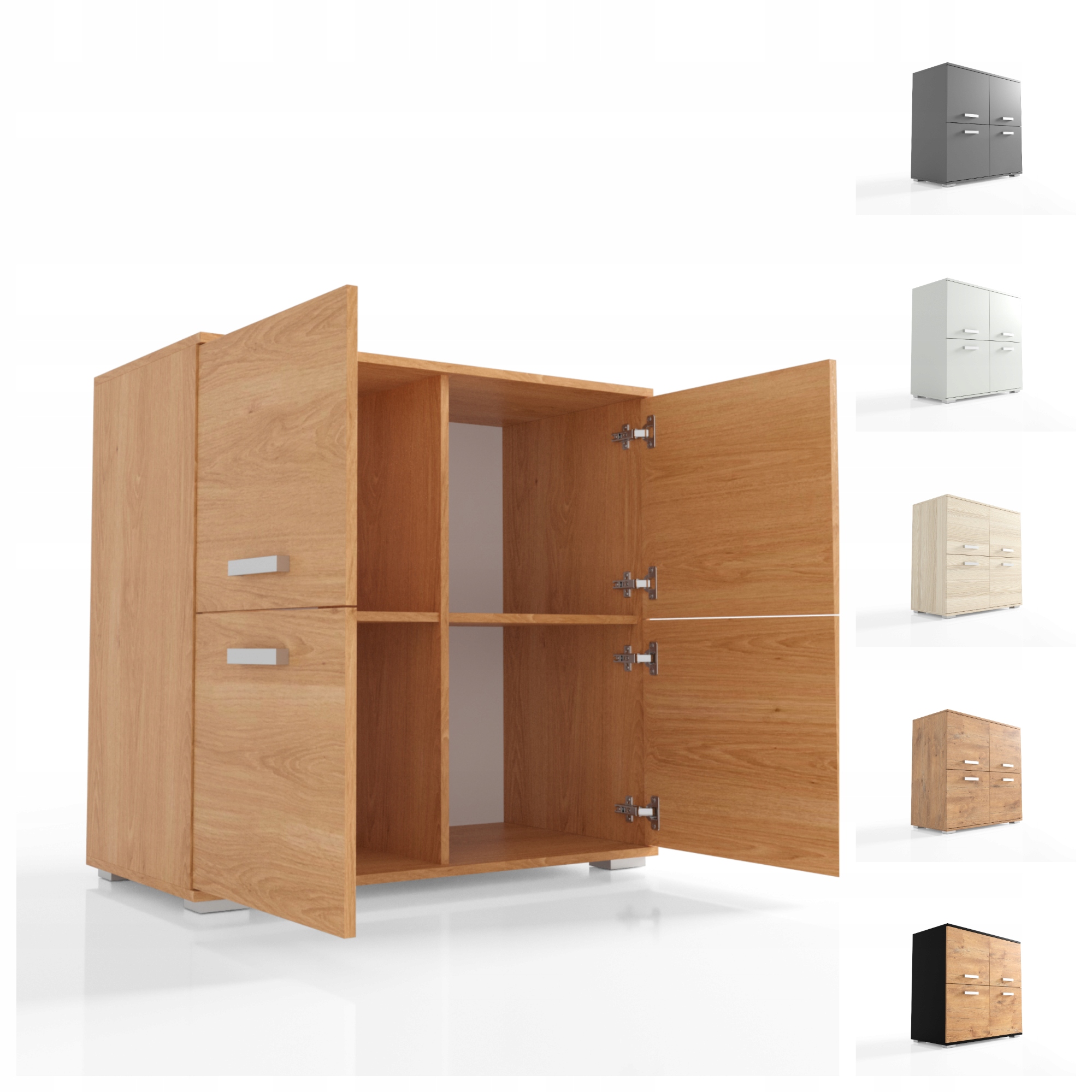 Komoda Regál Nábytek do obývacího pokoje 90 cm VK01 O-sofa Klasická skříňka Barvy