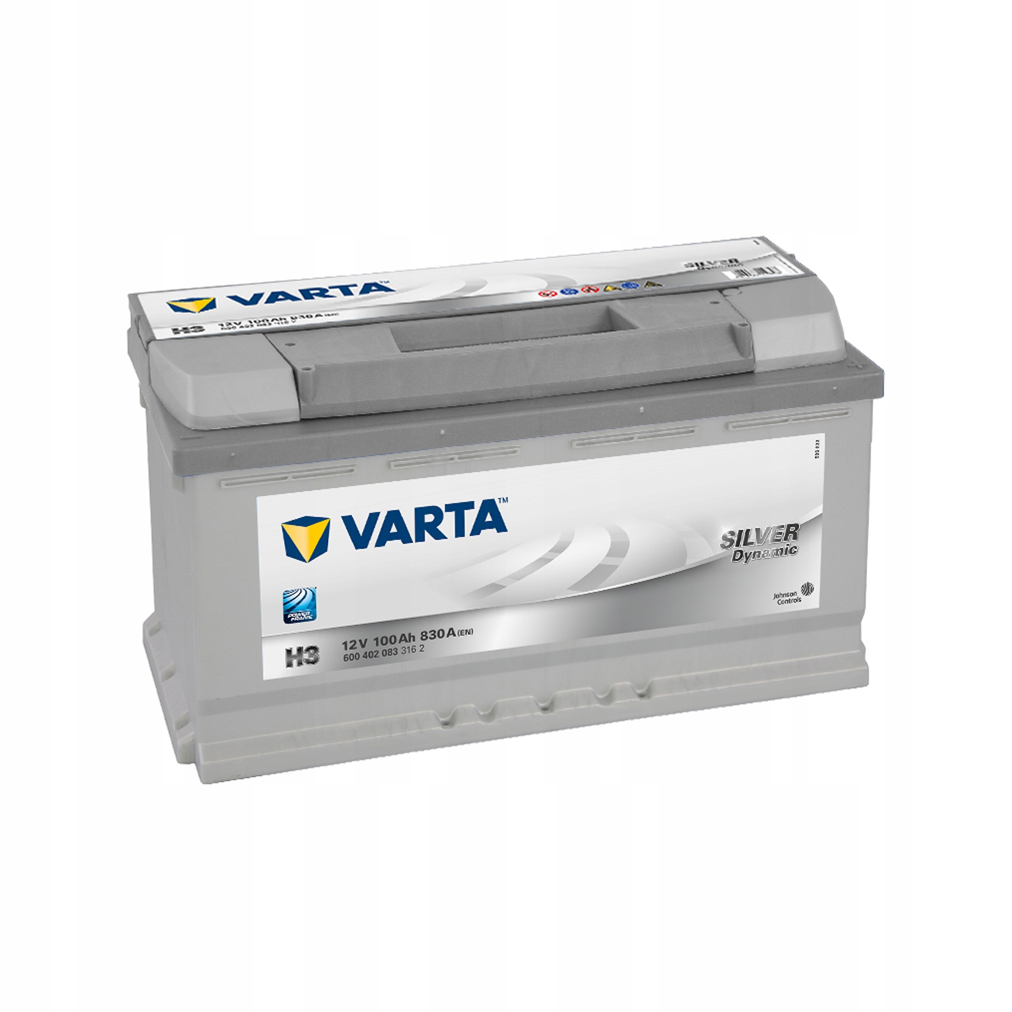 6004020833162 - Батарея 100AH VARTA SILVER H3 600402083