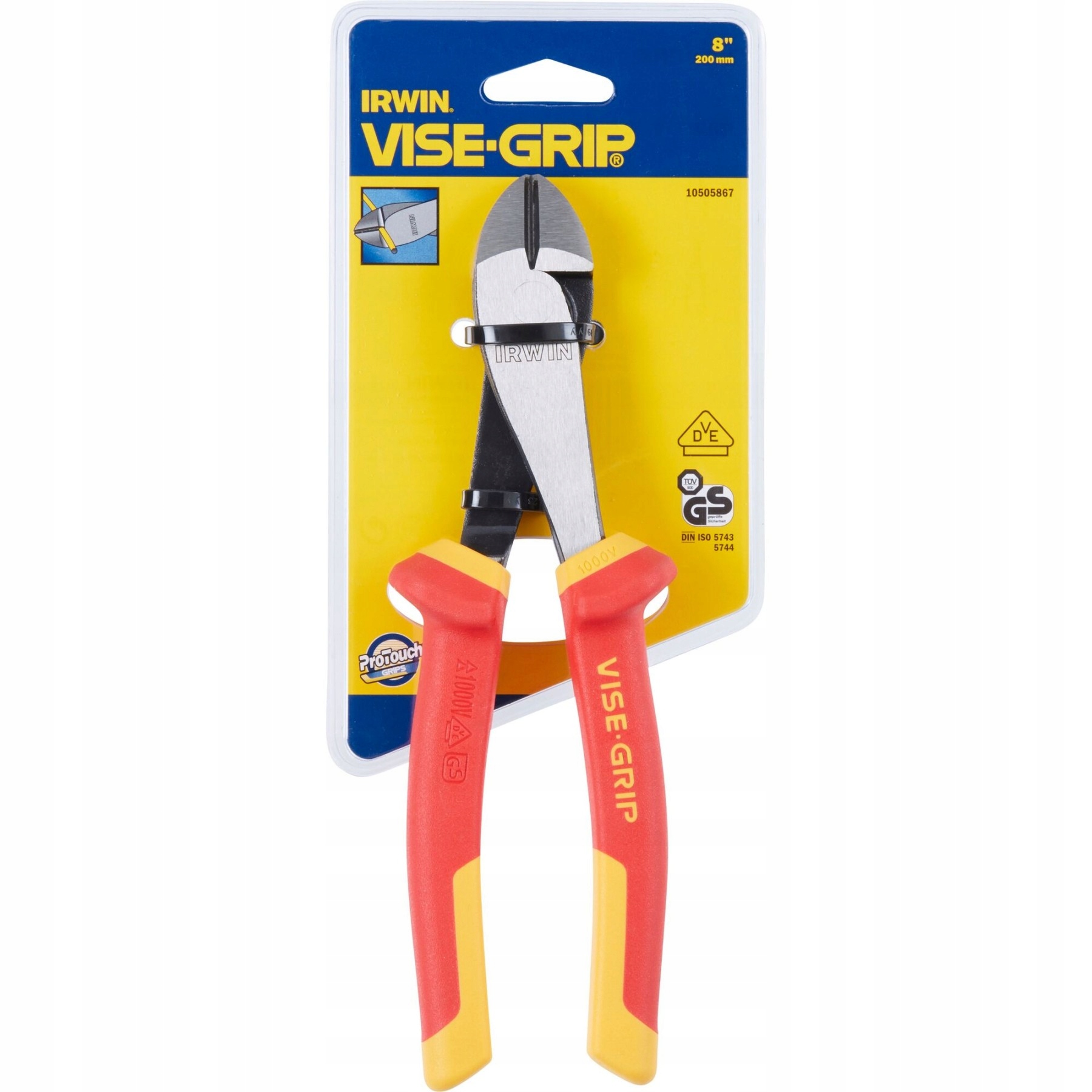 Irw Vise-grip kleště 8"/200 mm Vde štípací boční