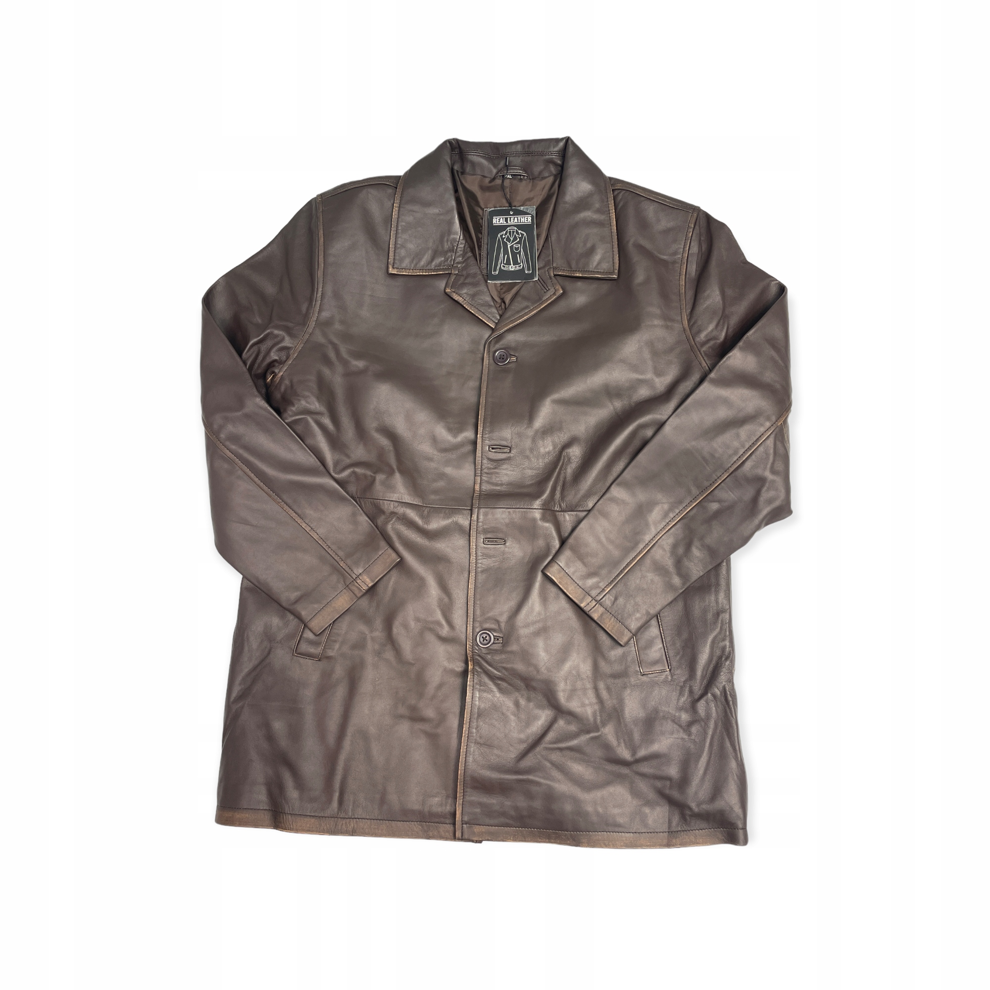 Dámská kožená bunda ramoneska Real Leather XXL