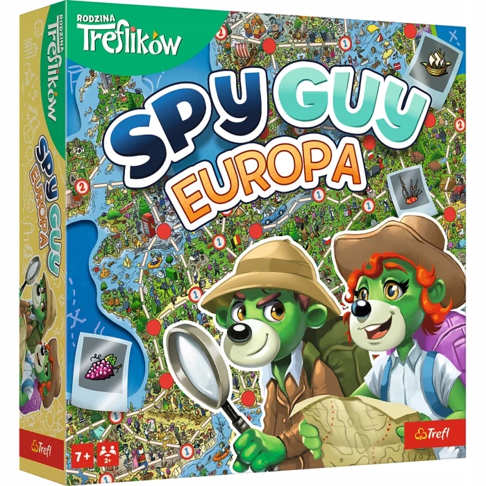 Gra Planszowa rodzinna Spy Guy Europa Rodzina Treflików Trefl 7+